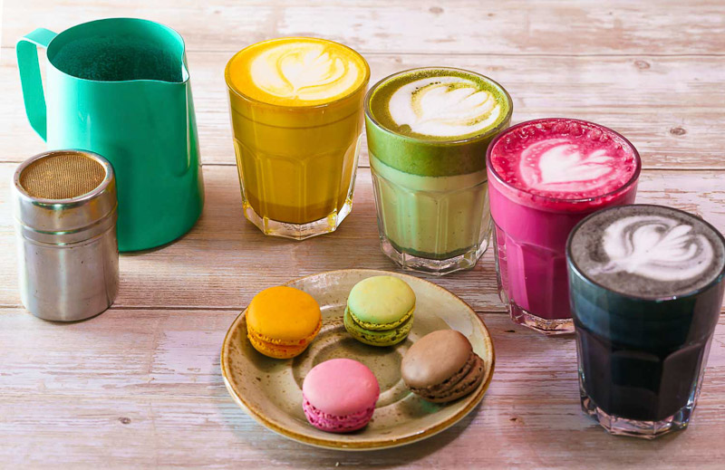 Dessert menu photography for food delivery